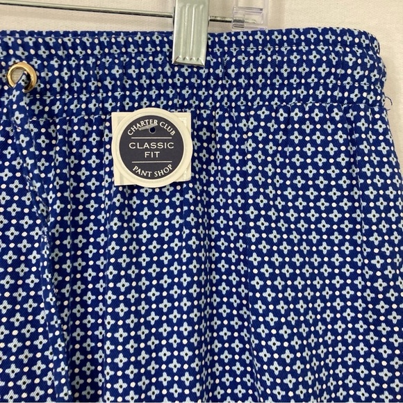 New Charter Club Blue Straight Leg Ultra Soft Comfy Pull-on Pants 1X - Picture 6 of 8